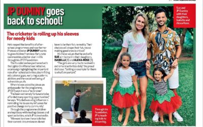 JP Duminy goes back to school and champions after-school programmes!